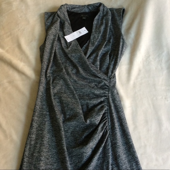 Ann Taylor Faux Wrap Knit Dress - Picture 5 of 6